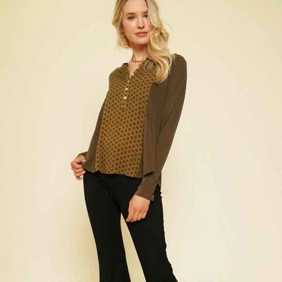 MYSTREE MIX MEDIA HENLEY TOP - Picture 7 of 8